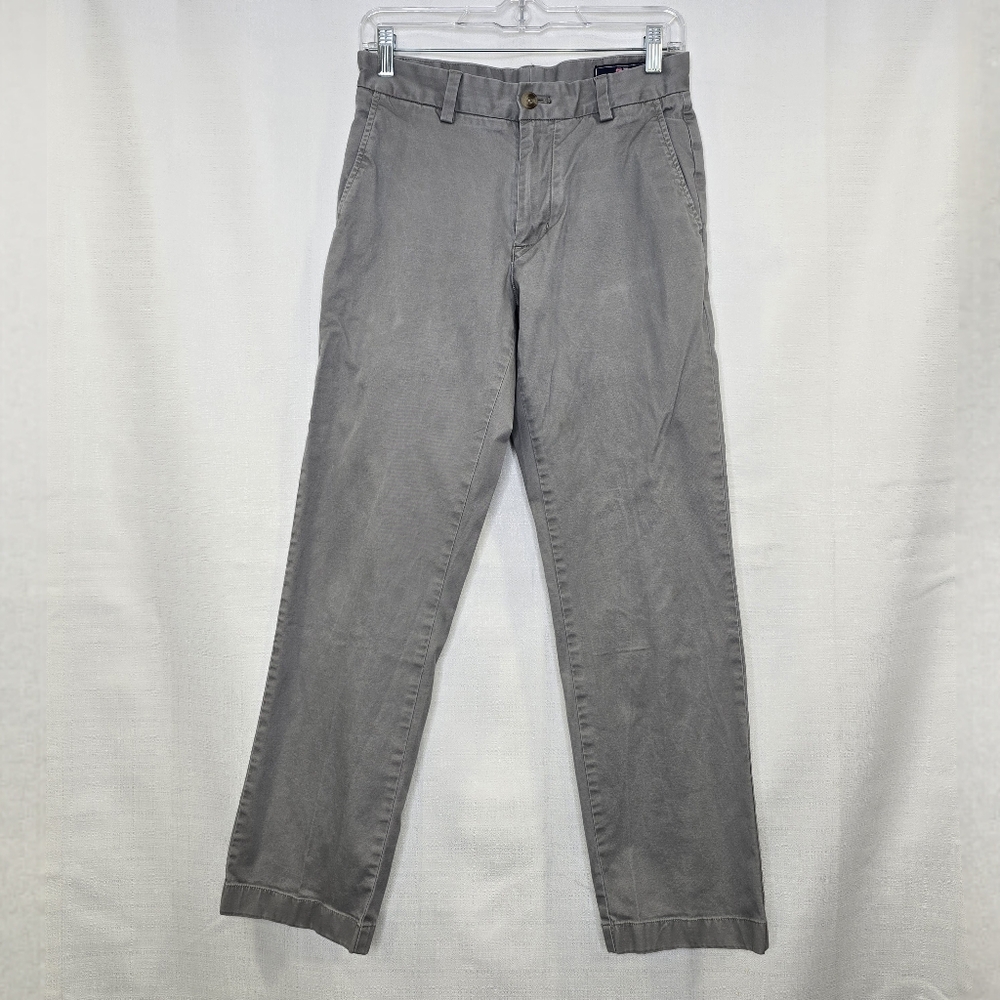 Vineyard‎ Vines Mens Pants Size 28x30 Breaker Pant Cotton Blend Grey Chino